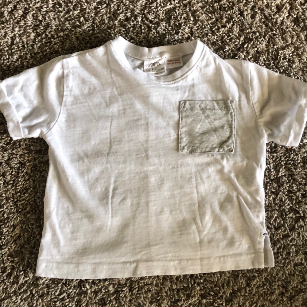 Whit Zara tee with pocket